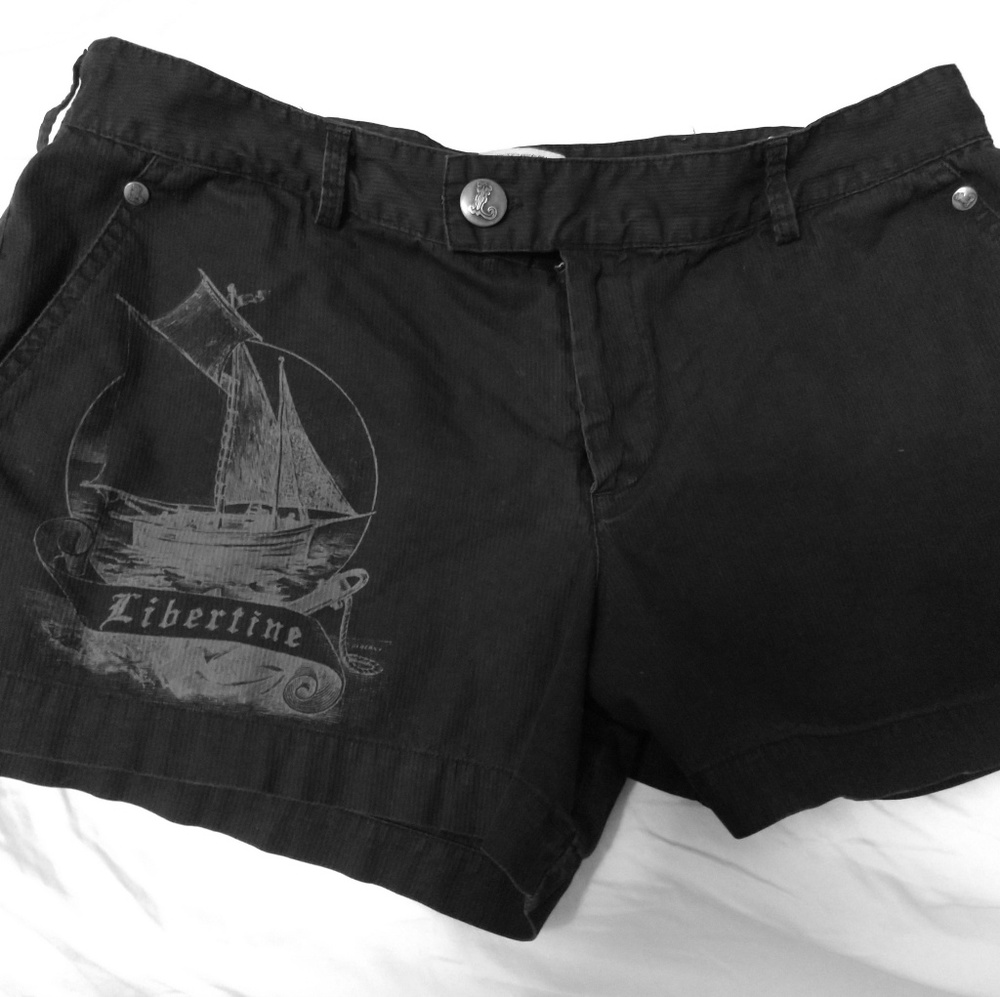 Black Libertine Shorts